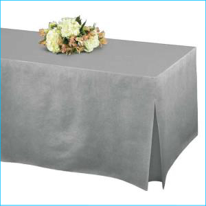 Fitted Table Cover Silver 72 x 31 x 27"