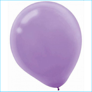 Latex Balloon Pack 15 Lavender 30cm