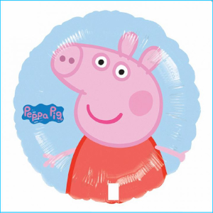 Foil Peppa Pig Blue Pastel 45cm