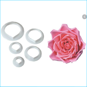 Rose Petal Cutter Set of 5 Mondo