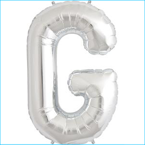 Airfill Letter G Silver 35.5cm A