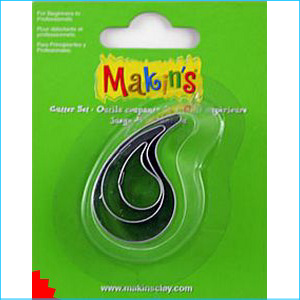 Mini Cutter Water Drop Set of 3 Makins