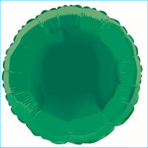 Foil 45cm Circle Metallic Green
