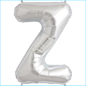 Airfill Letter Z Silver 35.5cm A