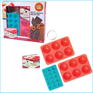 Silicone Chocolate Mould Dome Pack 5