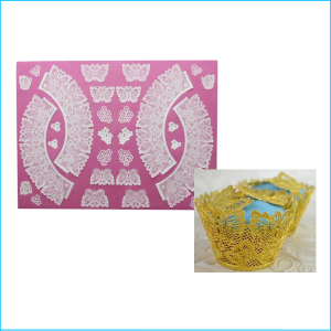 Cake Lace Mat Butterfly Wrappers