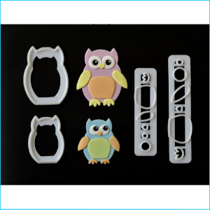 FMM Cutter Mummy & Baby Owl Set