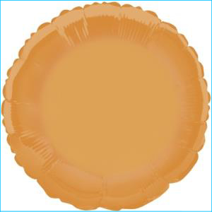 Foil 45cm Circle Metallic Orange