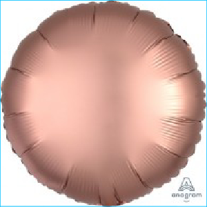 Foil 45cm Circle Satin Rose Gold