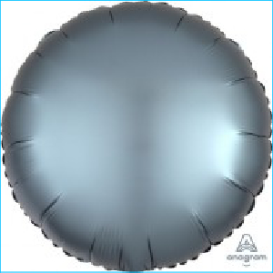 Foil 45cm Circle Satin Steel Blue