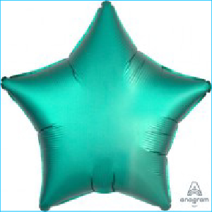 Foil 45cm Star Satin Jade
