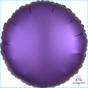 Foil 45cm Circle Satin Violet