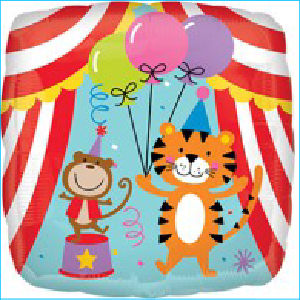Foil Circus Birthday 45cm