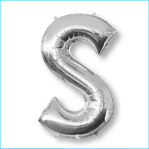 Airfill Letter S Silver 35.5cm M