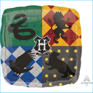 Foil Harry Potter Houses Square 45cm