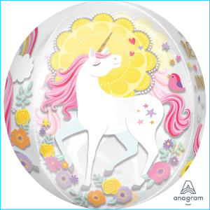 Foil Orbz Unicorn Magical 40cm