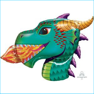 Foil Dragon Head 91cm
