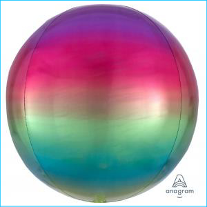 Orbz Foil Pastel Rainbow 38cm