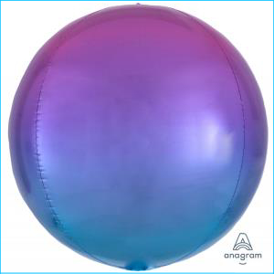 Orbz Foil Blue, Purple & Pink 38cm