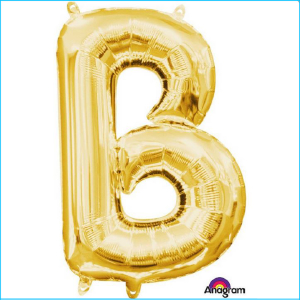 Airfill Letter B Gold Foil 40cm