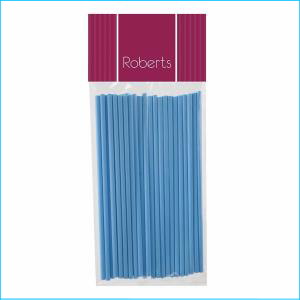 Lollipop Sticks Baby Blue 150mm Pk 25