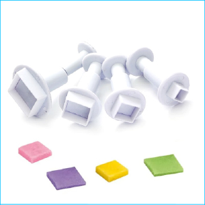 Plunger Cutter Square Set of 4
