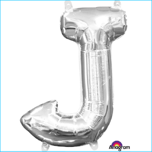 Airfill Letter J Silver Foil 40cm