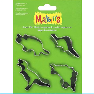 Mini Cutter Dinosaurs Set of 4 Makins