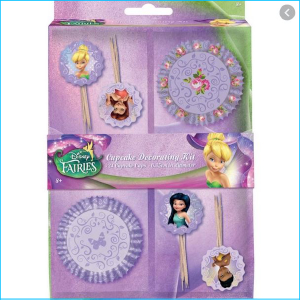 Patty Pan & Topper Kit Tinkerbell