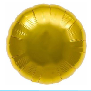 Foil 45cm Circle Metallic Gold