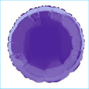 Foil 45cm Circle Metallic Violet