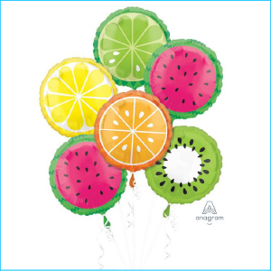 Foil Bouquet Tropical Fruit Set 5