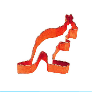 Cookie Cutter Kangaroo 3.25" Orange