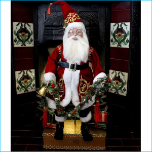 Santa Claus on Box 72cm XX7280