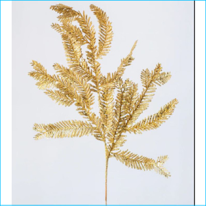 Spray Pine Gold Glitter 57cm