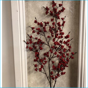 Spray Red Berry 106cm