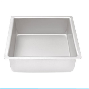 Cake Tin Deep Square 12" x 4" High