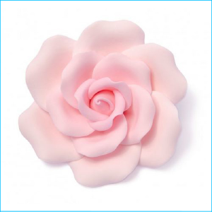 Sugar Flower Pink Rose Large