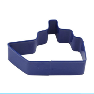 Cookie Cutter Ship 3" Blue