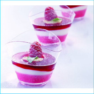 Catering Dessert Cup Crescent 120ml Pk10