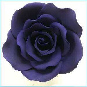 Sugar Flower Violet Rose Large