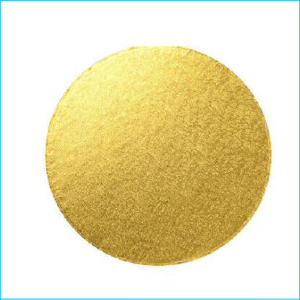 Cake Board Round Gold 7"