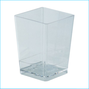 Catering Dessert Cup Square 65ml Pk 10