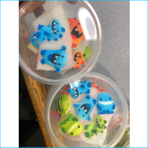 Sugar Decoration Monsters Pk 12