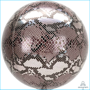 Foil Orbz Animal Print Snake 40cm