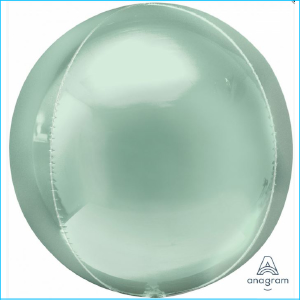 Orbz Foil Pastel Mint Green 38cm