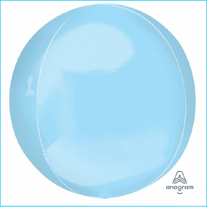 Orbz Foil Pastel Blue 38cm