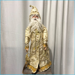 Santa Claus Gold & White 55cm XX7206