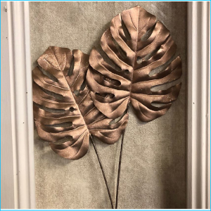 Stem Monstera Leaf Rose Gold XX9178ROGO