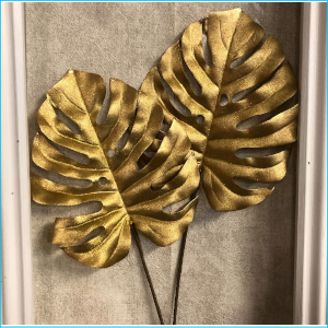 Stem Monstera Leaf Gold XX9178GO